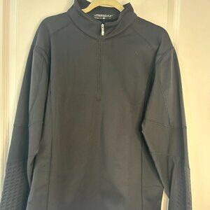 Nike Victory Dri-FIT Therma Flex 1/4-Zip Men's Golf Top Black EUC Size L